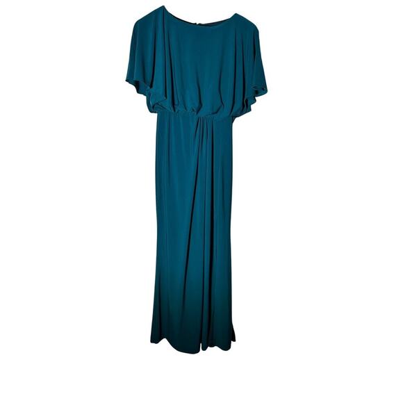 BHLDN Green Anthropologie Lena Jersey Blouson Maxi Gown Dress Size 0 - Picture 2 of 10